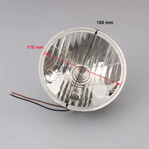 Reflector lamp headlight H4 insert 7 "170mm E-mark prism reflector Direkt Vom Hersteller