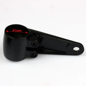 Headlight lamp holder set aluminum black UNIVERSAL 32mm-41mm fork tube Sonderangebot