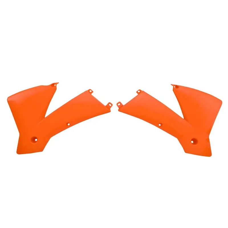 Saisonangebot Rtech Kühlerspoiler für KTM SX01-03, EXC03-04 orange