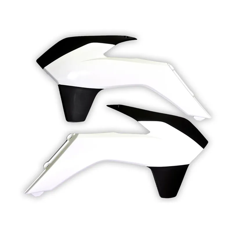 Rtech Kühlerspoiler für KTM SXF 13-15, EXC 14-16 weiss/schwarz Schnäppchen
