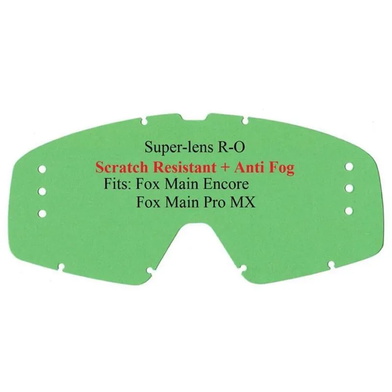 E-Glas FOX Main Pro/Encore R-OFF kratzf. klar Top-Preis