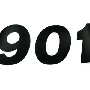 ZAP TechniX Zahlen 10cm schwarz Ami. ( 25 st ) Schnäppchen