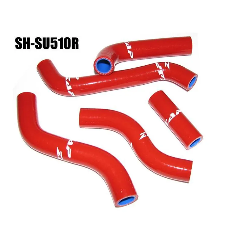 Neue Kollektion Silikon-Kühlerschlauch Suzuki RMZ250 07-09 rot