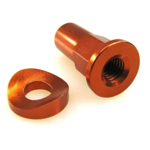 Kostenloser Rückversand Mutter & Scheibe f. Reifenhalter Alu orange