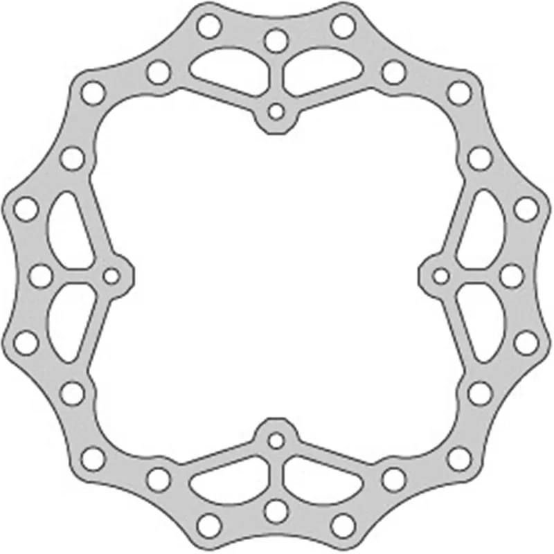 Bremsscheibe hinten CR 125/250 02-,CRF 250/450 02- Markenprodukt