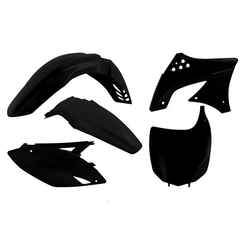 Versand Am Gleichen Tag Plastikkit Kawasaki KXF 450 09-11Schwarz 5tlg.