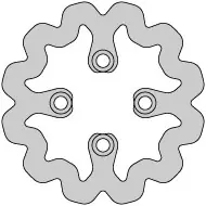 Quad Bremsscheibe vorn YFZ 450 04-07, YFZ 350 alle Bj., YFS 200 03-, YFM 660 01-05, YFM 350 alle Bj. Zertifiziert