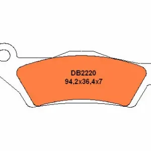 Günstig Bremsbeläge vorne Brembo für KTM, Husqvarna, Husaberg, TM, Sherco 93- Carbon