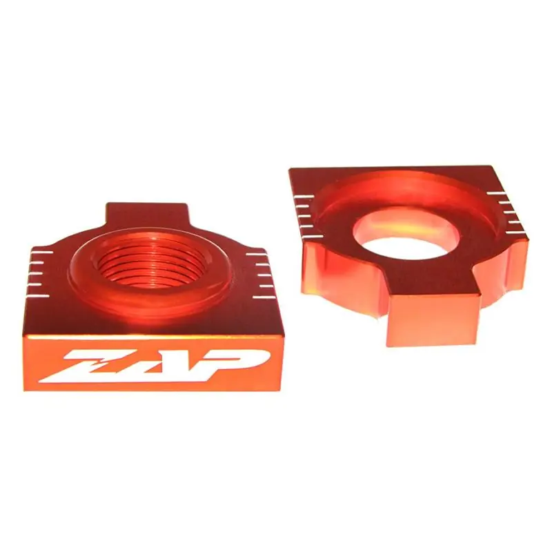 ZAP Achsenblöcke für KTM EXC 98-, SX(F) 98-12, HSQ 2014-, 20mm orange Sonderaktion