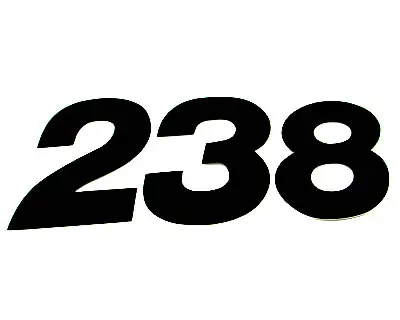 ZAP TechniX Zahlen 15cm schwarz Ami. ( 25 st ) Schneller Versand