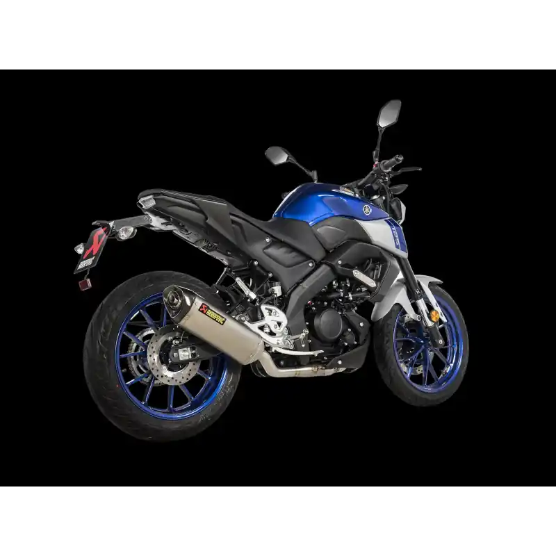 AKRAPOVIC - AUSPUFF RAC TI R125/MT125 Markenware