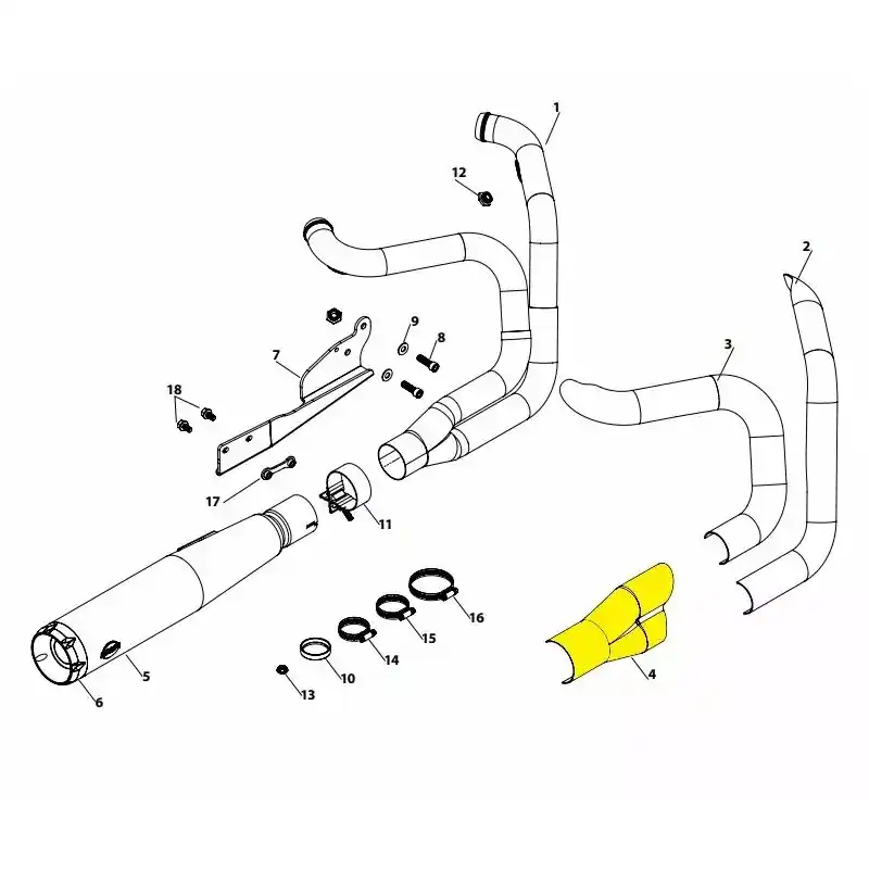 Neuheit S&S CYCLE - ERSATZ Y WÄRMESCHILD