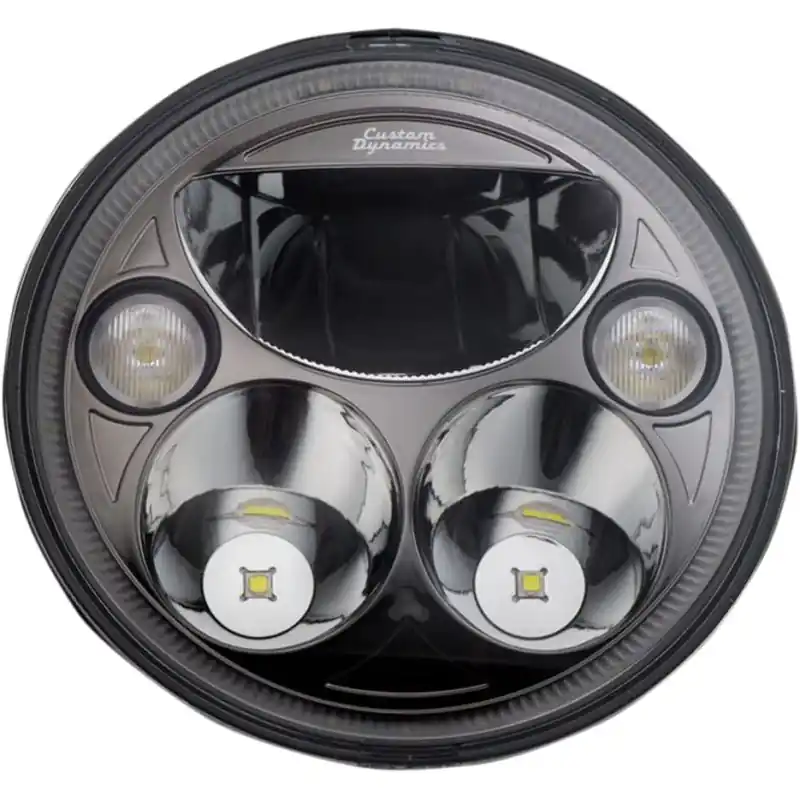 Heißes Angebot CUSTOM DYNAMICS - SCHEINWERFER 7 CHIEFTN BLK