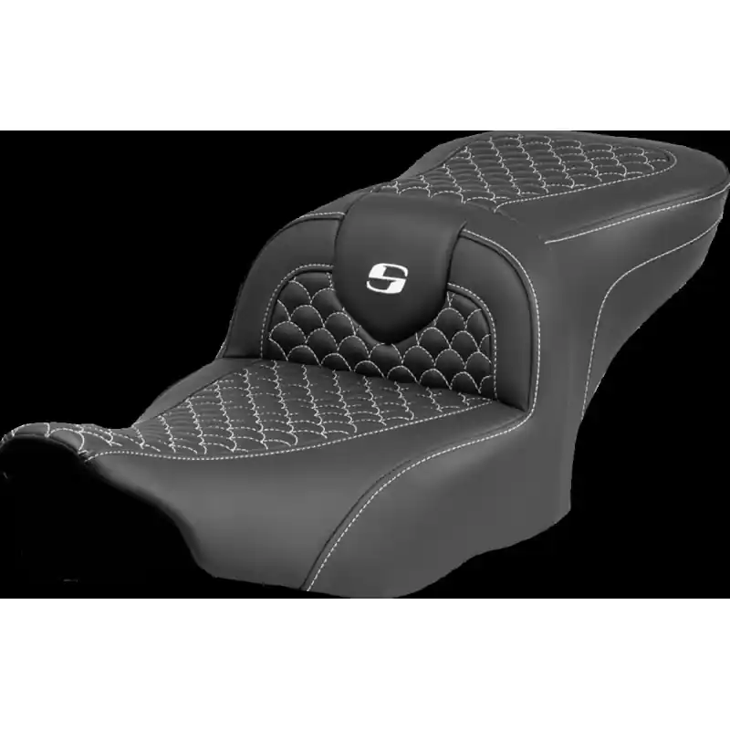 Neu SADDLEMEN - SEAT ROADSOFA DRAGON WEISS STI