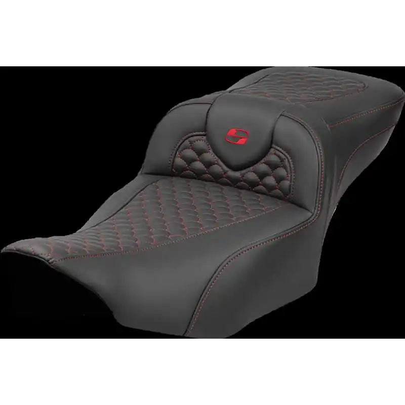 SADDLEMEN - SEAT ROADSOFA DRAGON ROT STITC Begrenztes Angebot
