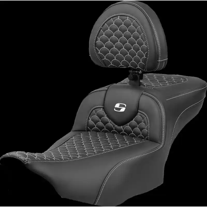 Kracherpreis SADDLEMEN - SEAT ROADSOFA DRAGON WEISS STI