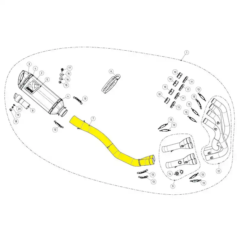 Rabatt AKRAPOVIC - VERSCHIEDENES L-K6R6