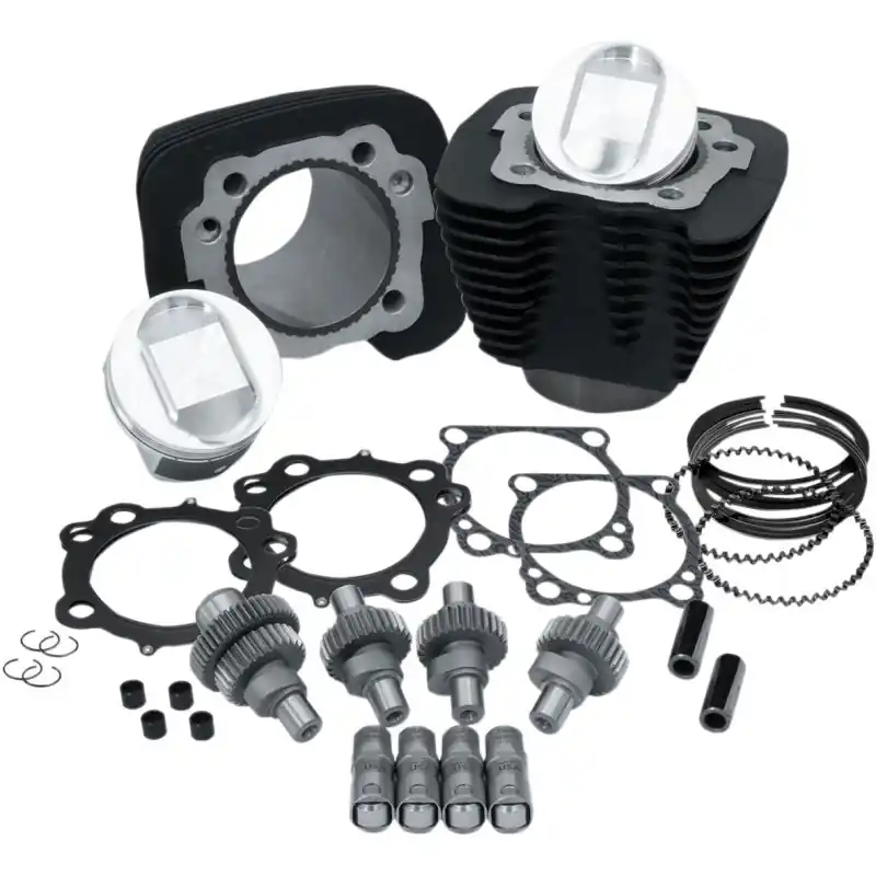 Schnäppchen S&S CYCLE - KIT HOOLGN 1200-1250 SCHWARZ