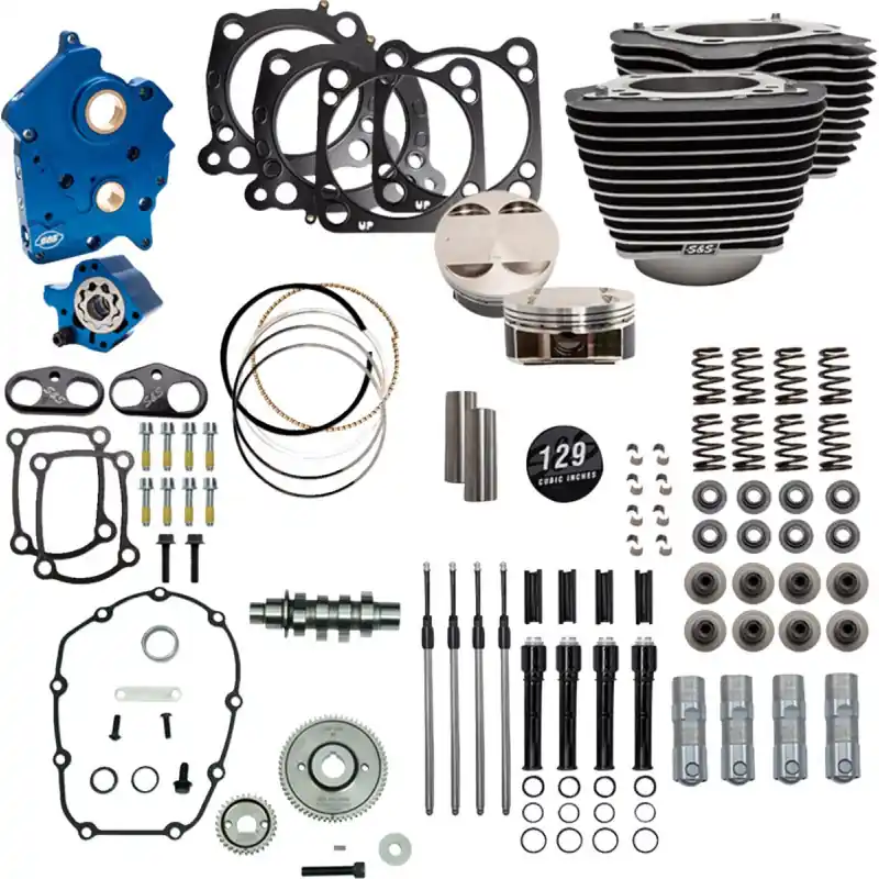 Kostenloser Rückversand S&S CYCLE - POWERPAK ÖLKÜHLER 4.320BORE 4 3