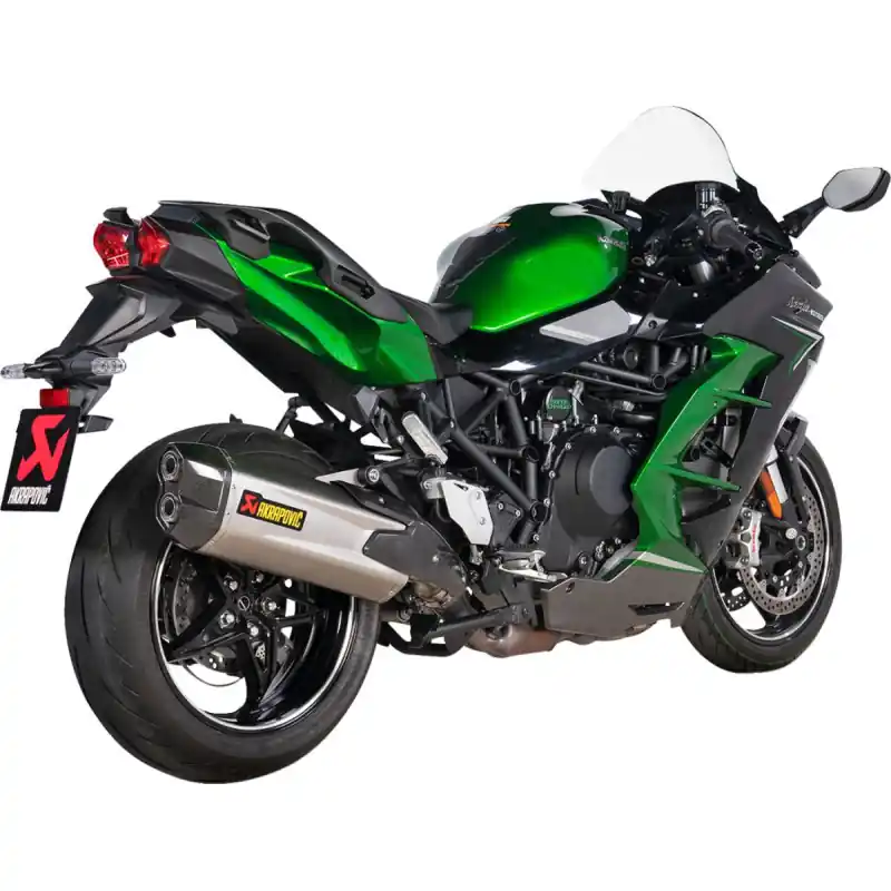 Markenprodukt AKRAPOVIC - AUSPUFF TI CF NINJA H2 SX