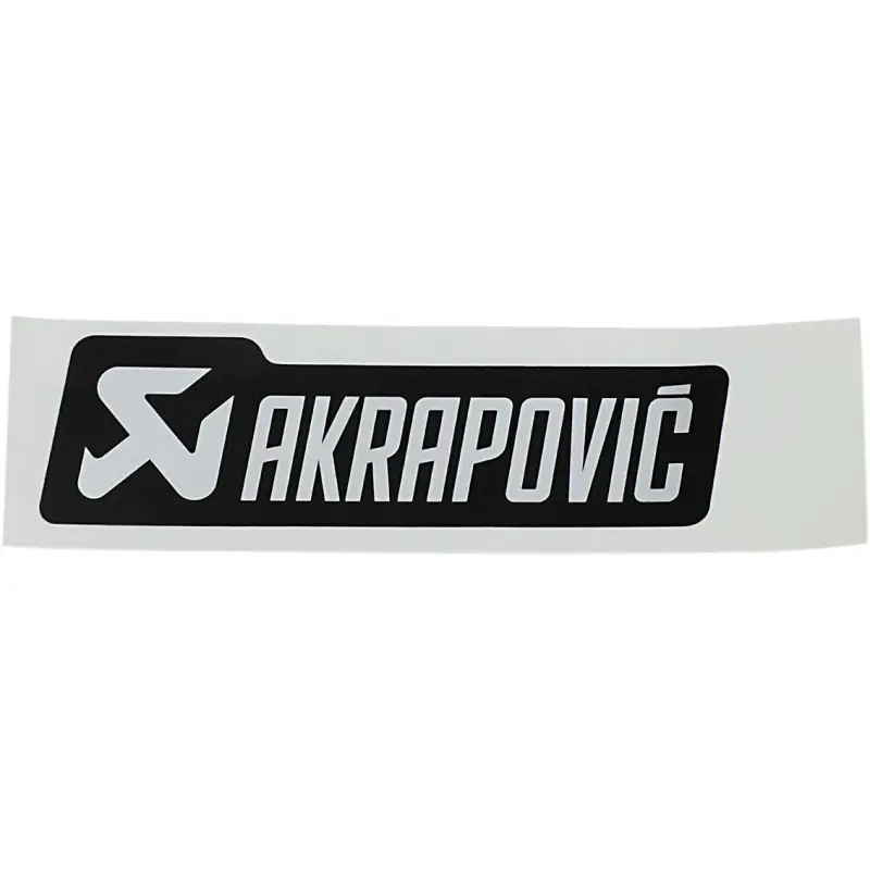 AKRAPOVIC - MONO STICKER AL BLK Schneller Versand