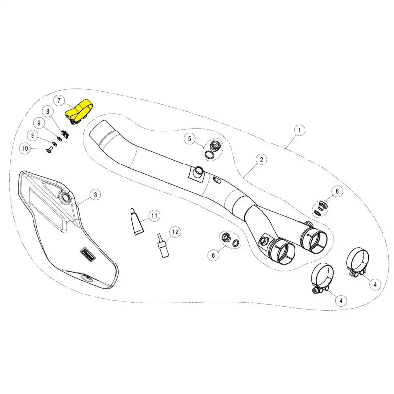 AKRAPOVIC - KLEMME SS Letzte Chance
