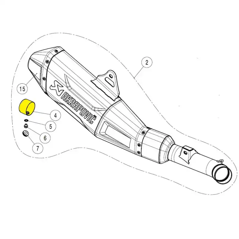 Super-Preis AKRAPOVIC - GERÄUSCHEINSATZ