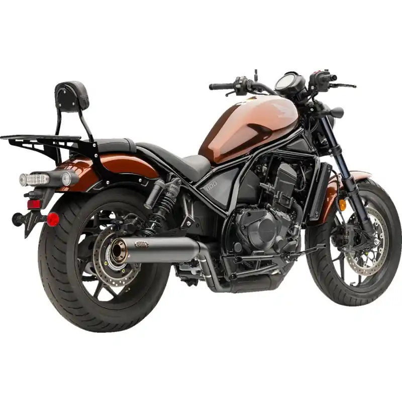 Neu COBRA - SLIP-ON SCHALLDÄMPFER (SCHWARZ) MIT BRO