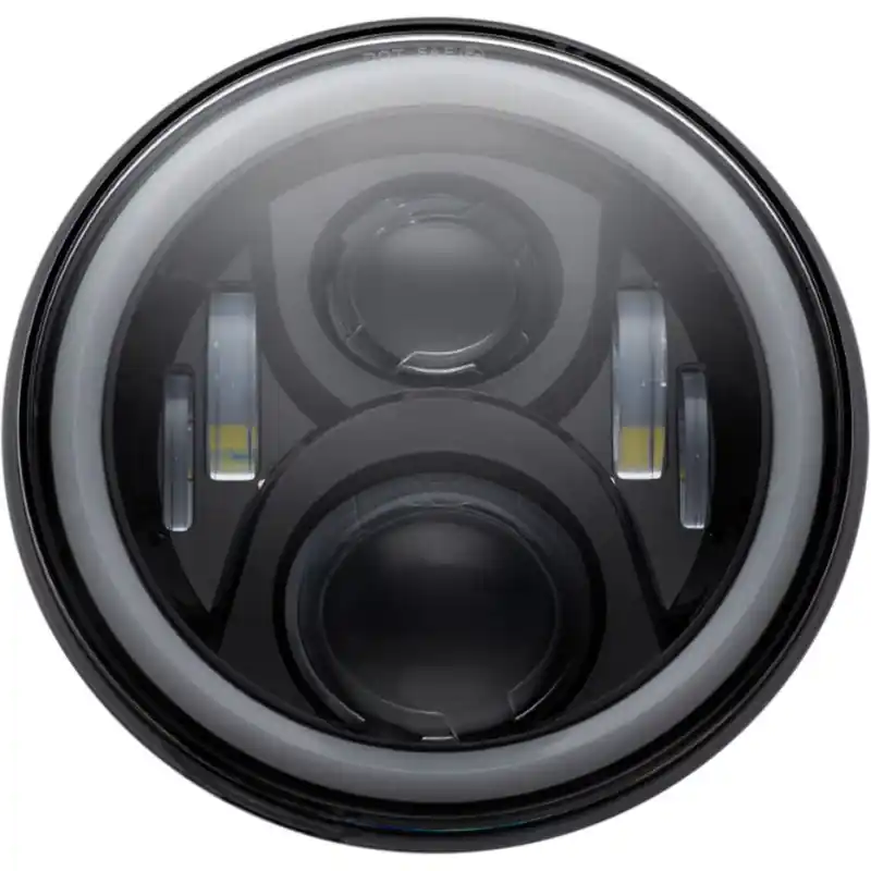 Zertifiziert CUSTOM DYNAMICS - Scheinwerfer 7 LED HALO SCHWARZ