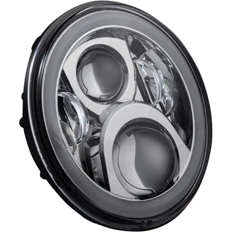 CUSTOM DYNAMICS - Scheinwerfer 7 LED HALO CHROM Begrenztes Angebot