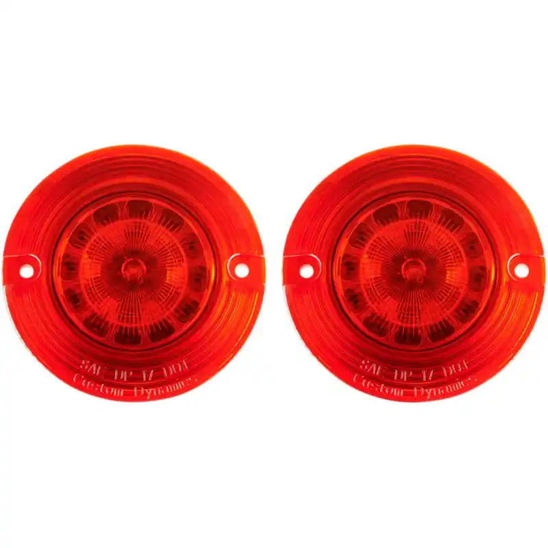 CUSTOM DYNAMICS - SIGNAL FLACH EINSETZUNG 1157ROT Kostenloser Versand