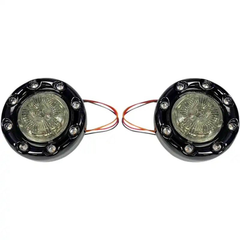 Begrenztes Angebot CUSTOM DYNAMICS - SIGNAL BLLT 1157 SCHWARZ/SMK