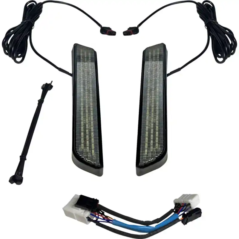 Neuheit CUSTOM DYNAMICS - LICHT LED GABEL SMK BLK