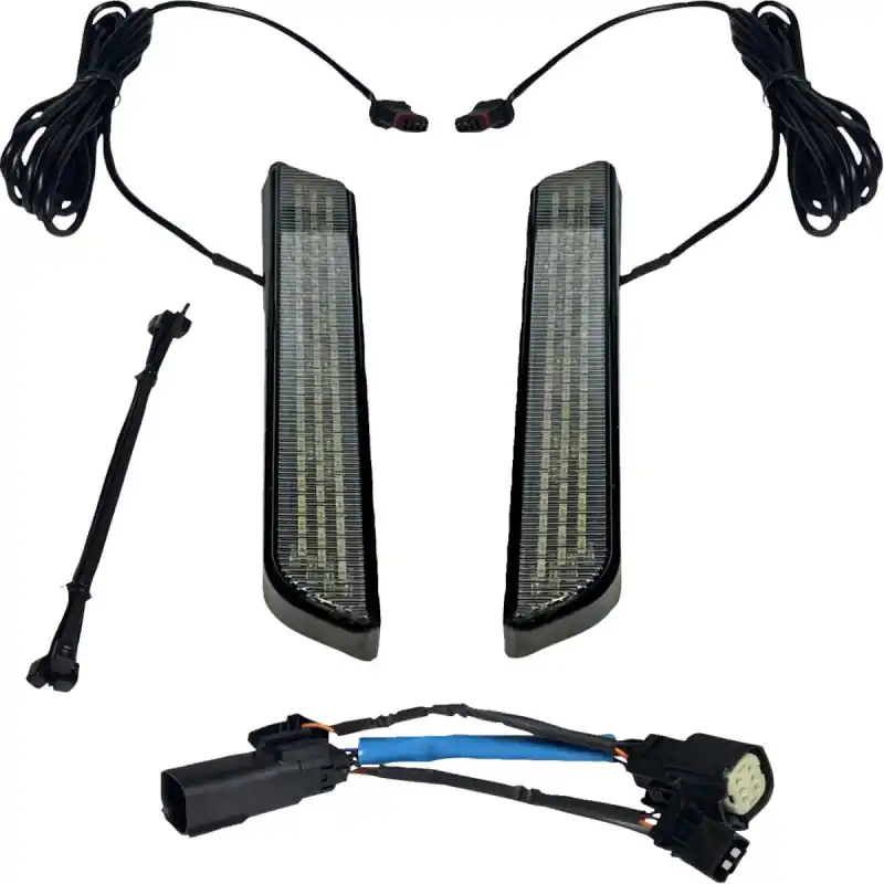 CUSTOM DYNAMICS - LICHT LED GABEL SMK BLK Markenware