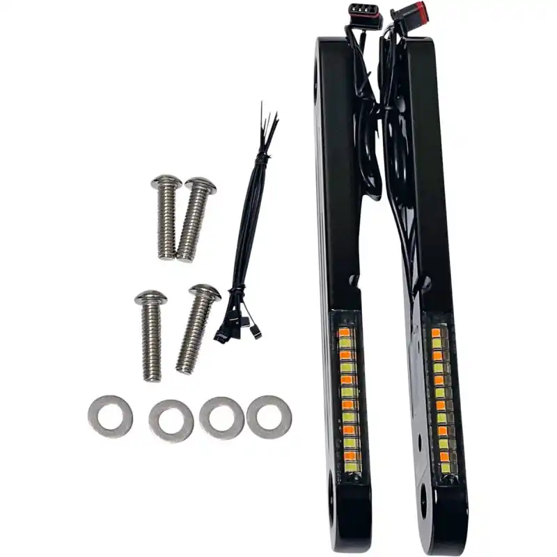 CUSTOM DYNAMICS - LICHT DYN STRIP FLHT SCHWARZ Zertifiziert