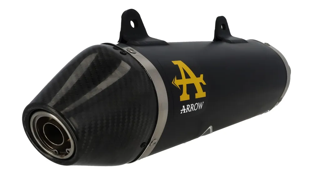 Slip- On Endschalldämpfer Arrow Thunder Black Line Markenware