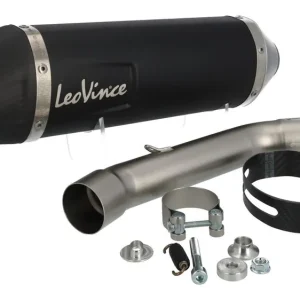 Slip-On Endschalldämpfer LeoVince ONE EVO Black Sale