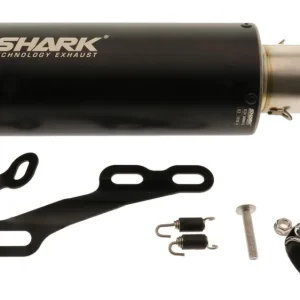 Slip-On Endschalldämpfer Shark SRC-4 Black Line Ausverkauf