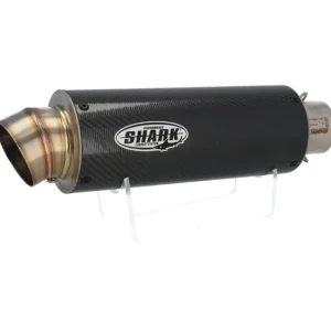 Neuheit Slip-On Endschalldämpfer Shark SRC-4 Carbon