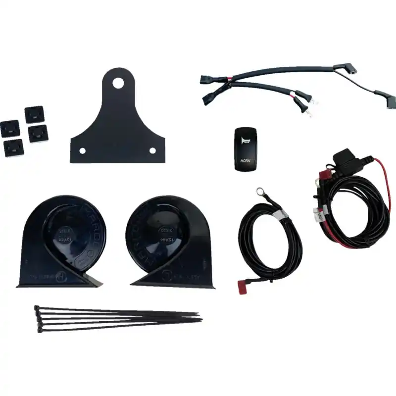 Neu Im Sortiment CUSTOM DYNAMICS - HORN KIT DUAL MIT SCHALTER 109DB EL