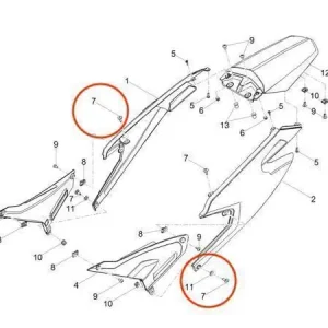 Preisreduziert Verkleidungsschraube Piaggio OEM