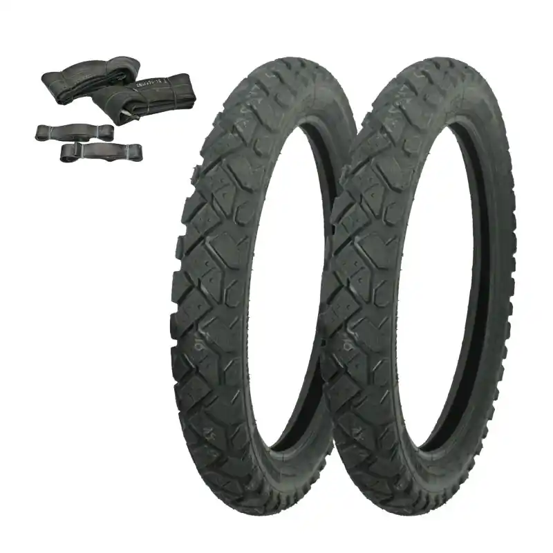 Sonderangebot Reifen im Set für Simson S51 S50 S70 KR51 Schwalbe Star Sperber Habicht S53 S83 Heidenau K42 2,75x16 46M