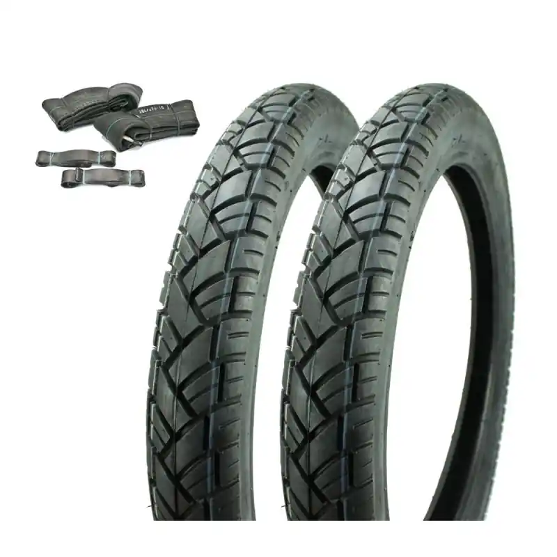 Sonderaktion Reifen Set VeeRubber VRM094 für Simson S51 S50 S70 S53 KR51 Schwalbe Spatz Star Sperber Habicht 2,75x16