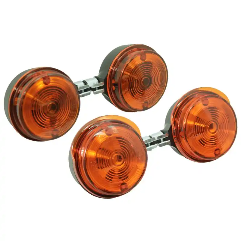 Begrenztes Angebot Blinker für Simson S51 S70 S50 SR50 MZ TS ES ETZ 125 150 250 orange 10mm Aufnahme vorn + hinten