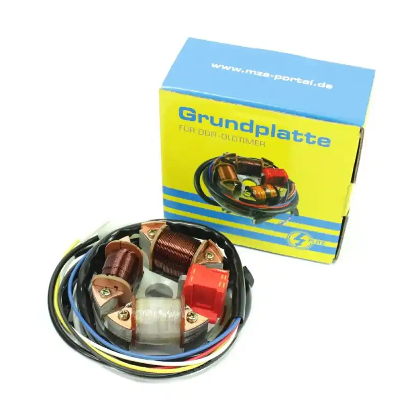 Geprüft Simson Elektronik Zündung S53 S83 alpha C CX OR E beta B Grundplatte 12V 42W Halogen