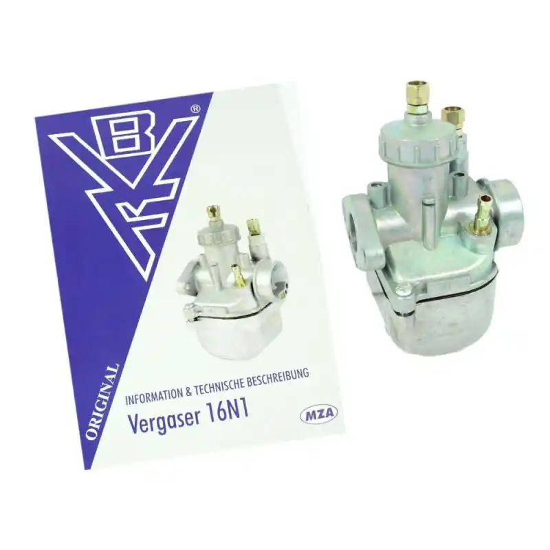 Heißes Angebot BVF Vergaser 16N1-8 Simson S50 + Benzinschlauch Serviceheft einbaufertig mit Düsen, Schwimmer etc.