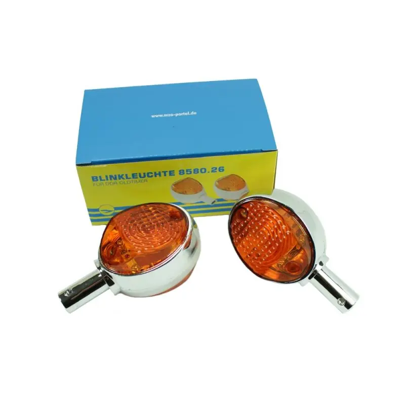 Tuning Blinker Chrom Simson KR51 Schwalbe Star Sperber Habicht für MZ ES 150 125 175 250 Online Kaufen