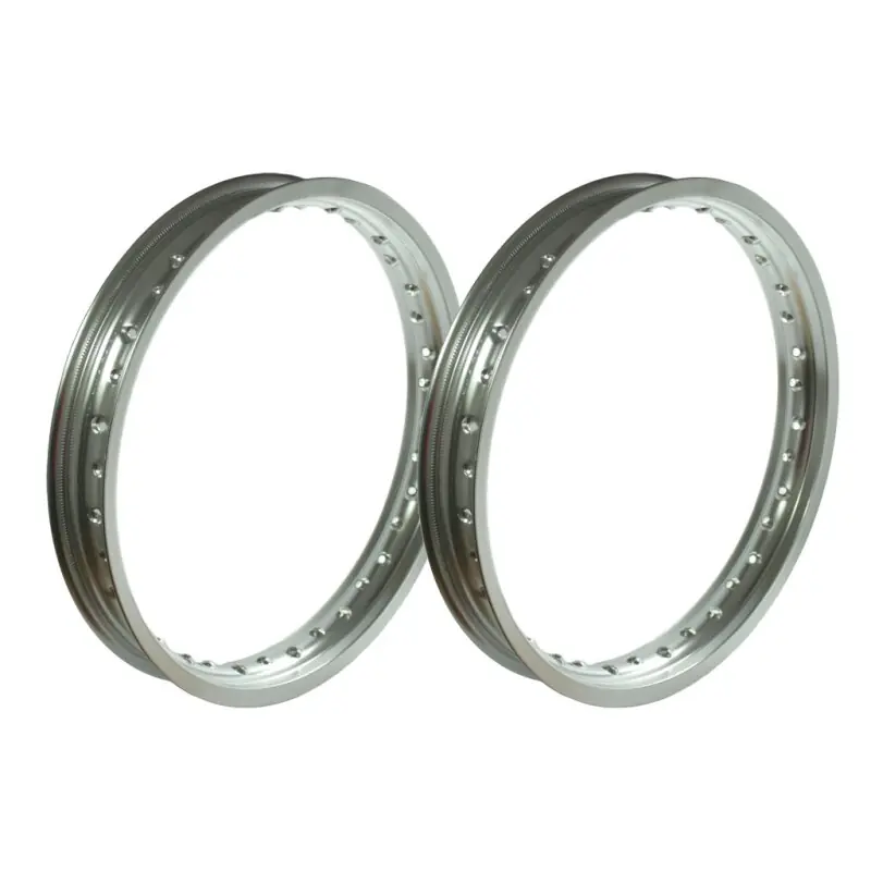 Paar Felgen Alu poliert, eloxiert 1,50x16 für Simson S51 S50 S70 S53 KR51 Schwalbe Duo Spatz Star Sperber Habicht Felgenringe Preisreduziert