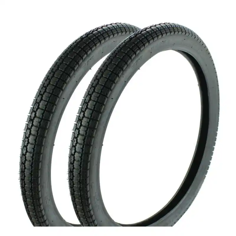 Bestseller 2 Reifen Mantel Rad für Simson SR2 E SR2E 2,25x19 VeeRubber VRM013 43J 19" 2 3/4