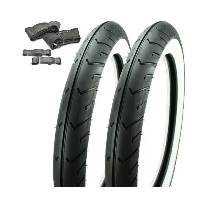 Schnäppchen 2 Weißwandreifen mit Schläuchen für Simson KR50 Spatz Anhänger Mitas 2,50x16 20x2,50 Mantel Schlauch